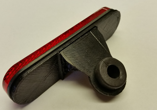 A finished prototype plastic moulding 3D printed at Dickinson Philips Ltd